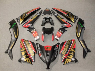 Großhandel Yamaha TMAX530 Motorrad Verkleidung 2012-2014 - Matt Schwarz Gold Rot