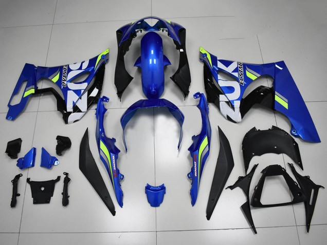 Großhandel Suzuki GSXR 1000 Motorrad Verkleidung 2017-2024 - Blau Weiss Grun