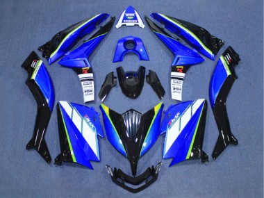 Großhandel Yamaha TMAX530 Motorrad Verkleidung 2015-2016 - Weiss Blau Schwarz