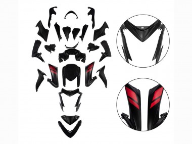 Großhandel Suzuki GSX-S 1000 Motorrad Verkleidung 2015-2020 - Schwarz mit Rot