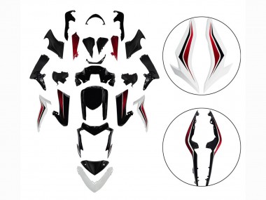 Großhandel Suzuki GSX-S 1000 Motorrad Verkleidung 2015-2020 - Schwarz Rot Weiss
