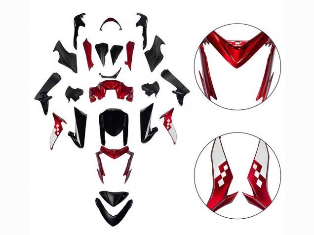 Großhandel Suzuki GSX-S 1000 Motorrad Verkleidung 2015-2020 - Rot Schwarz