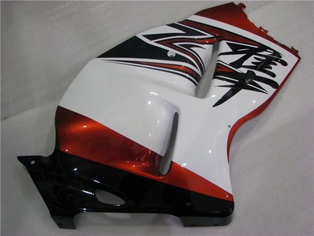 Großhandel Suzuki GSXR 1300 Hayabusa Motorrad Verkleidung 1996-2007 - Weiss Orange Schwarz