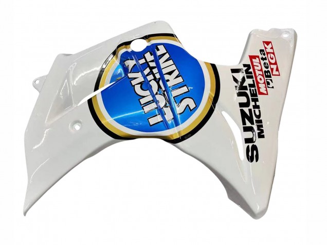 Großhandel Suzuki SV650 Motorrad Verkleidung 2003-2013 - Weiss Blau Lucky Strike Motul