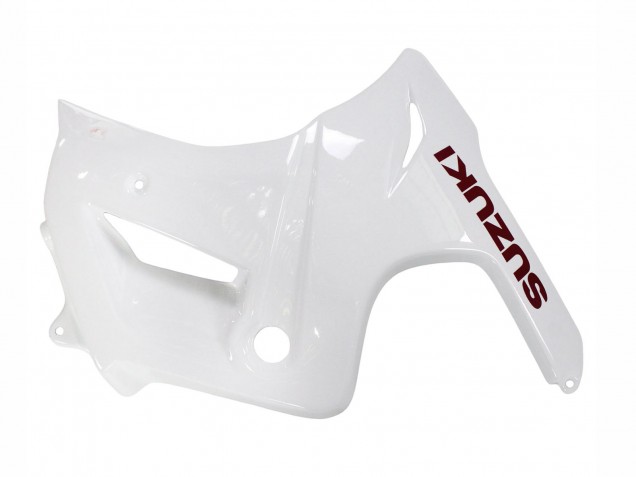 Großhandel Suzuki SV650 Motorrad Verkleidung 2003-2013 - Weiss mit Dunkel Rot Linie