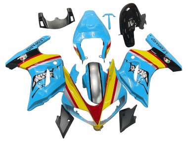 Großhandel Suzuki SV650 Motorrad Verkleidung 2003-2013 - Blau Gelb Rot Silber Hai