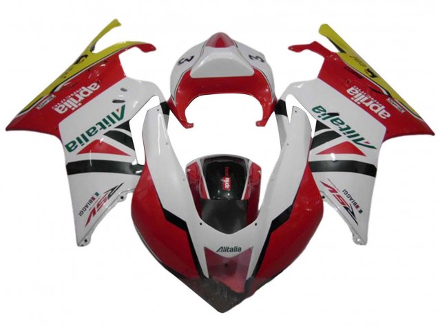 Großhandel Aprilia RSV1000 Motorrad Verkleidung 2003-2006 - Weiss Rot Grun Gelb Alitalia