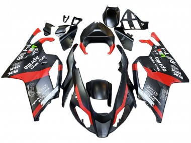 Großhandel Aprilia RSV1000 Motorrad Verkleidung 2003-2006 - Schwarz Rot