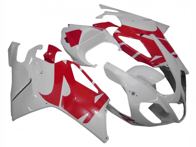 Großhandel Aprilia RSV1000 Motorrad Verkleidung 2003-2006 - Weiss Rot