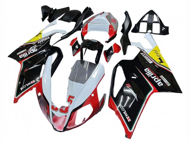Großhandel Aprilia RSV1000 Motorrad Verkleidung 2003-2006 - Weiss Rot Schwarz Gelb 58