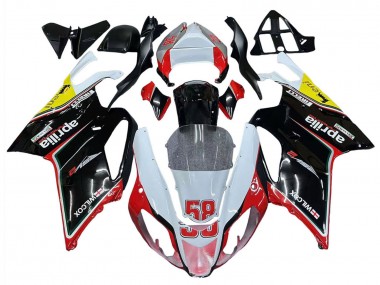 Großhandel Aprilia RSV1000 Motorrad Verkleidung 2003-2006 - Weiss Rot Schwarz Gelb 58