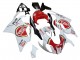 Großhandel Aprilia RSV1000 Motorrad Verkleidung 2003-2006 - Weiss Rot Lucky Strike Motul 34