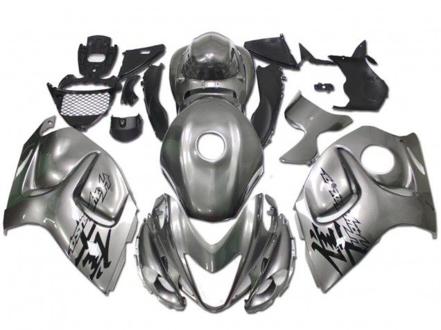 Großhandel Suzuki GSXR 1300 Hayabusa Motorrad Verkleidung 2008-2020 - Silber