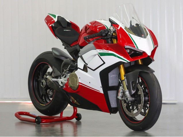 Großhandel Ducati Panigale V4 V4S Motorrad Verkleidung 2018-2019 - Weiss Rot Grun Glanzendes Schwarz