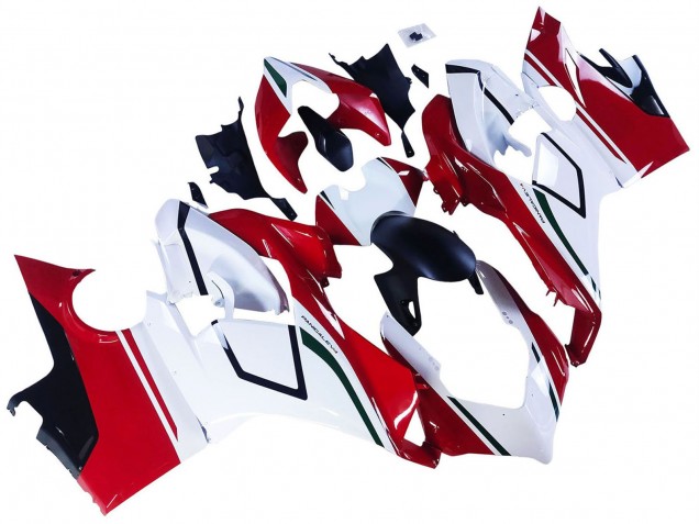 Großhandel Ducati Panigale V4 V4S Motorrad Verkleidung 2018-2019 - Weiss Rot Grun Glanzendes Schwarz