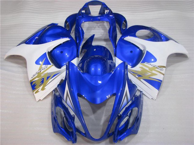 Großhandel Suzuki GSXR 1300 Hayabusa Motorrad Verkleidung 2008-2020 - Weiss Blau
