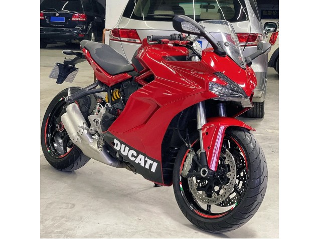 Großhandel Ducati Supersport 939/939S Motorrad Verkleidung 2017-2022 - Rot Schwarz