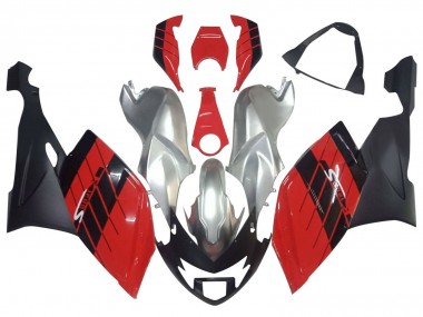 Großhandel BMW K1200S Motorrad Verkleidung 2005-2010 - Silber Rot Schwarz