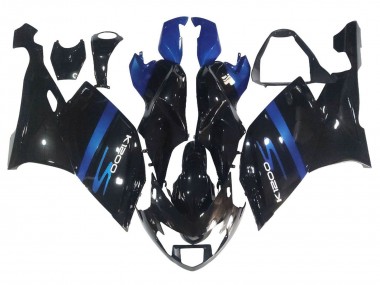 Großhandel BMW K1200S Motorrad Verkleidung 2005-2010 - Blau Glanzendes Schwarz