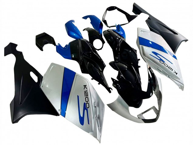 Großhandel BMW K1200S Motorrad Verkleidung 2005-2010 - Silber Blau Schwarz