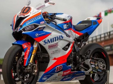 Großhandel BMW S1000RR Motorrad Verkleidung 2019-2022 - Blau Rot Weiss Smiths