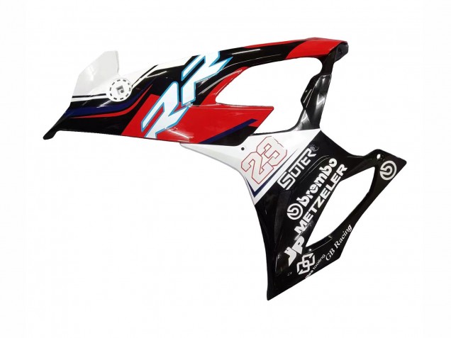 Großhandel BMW S1000RR Motorrad Verkleidung 2019-2022 - Blau Rot Weiss 23