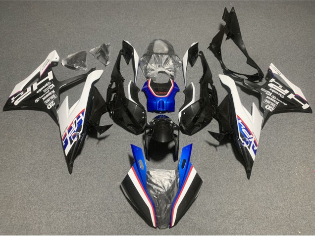 Großhandel BMW S1000RR Motorrad Verkleidung 2019-2022 - Weiss Schwarz Blau