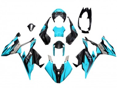 Großhandel BMW S1000RR Motorrad Verkleidung 2019-2022 - Blau Schwarz