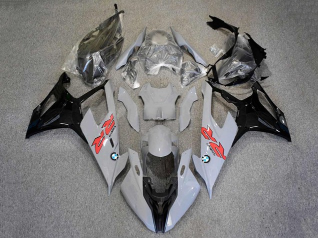 Großhandel BMW S1000RR Motorrad Verkleidung 2019-2022 - Schwarz Grau Weiss