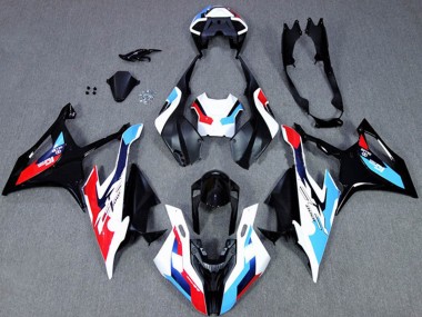 Großhandel BMW S1000RR Motorrad Verkleidung 2019-2022 - Schwarz Weiss Blau