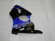 Großhandel Kawasaki ZX6R Motorrad Verkleidung 2000-2002 - Blau Glanzendes Schwarz Elf Bridgestone