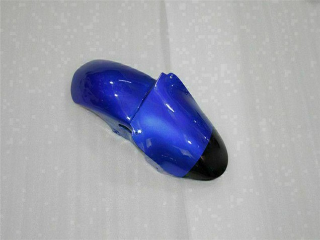 Großhandel Kawasaki ZX6R Motorrad Verkleidung 2000-2002 - Blau Glanzendes Schwarz Elf Bridgestone