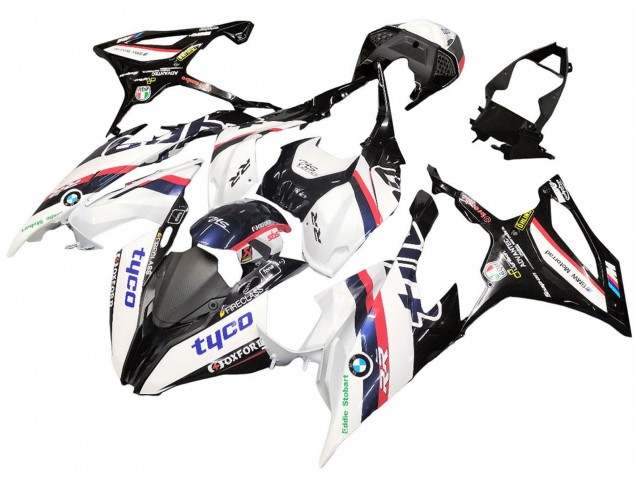 Großhandel BMW S1000RR Motorrad Verkleidung 2019-2022 - Weiss Schwarz Rosa Oxford