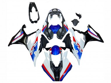Großhandel BMW S1000RR Motorrad Verkleidung 2019-2022 - Weiss Blau Rot