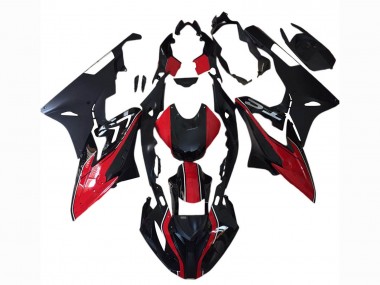 Großhandel BMW S1000RR Motorrad Verkleidung 2017-2018 - Rot Matt Schwarz