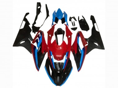 Großhandel BMW S1000RR Motorrad Verkleidung 2017-2018 - Blau Rot Schwarz