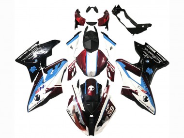 Großhandel BMW S1000RR Abs Verkleidungen 2017-2018 - Weiss Blau Rot Glanzendes Schwarz