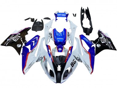 Großhandel BMW S1000RR Motorrad Verkleidung 2017-2018 - Weiss Blau Rot Glanzendes Schwarz