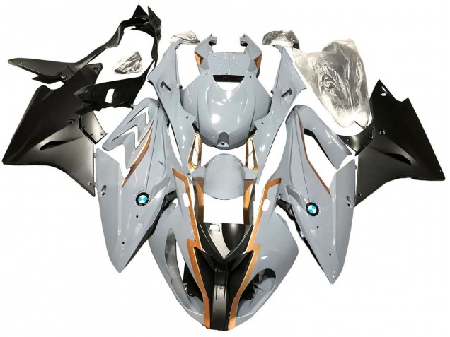 Großhandel BMW S1000RR Motorrad Verkleidung 2017-2018 - Nardo Grau Matt Schwarz