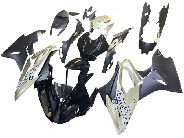 Großhandel BMW S1000RR Motorrad Verkleidung 2017-2018 - Silber Schwarz