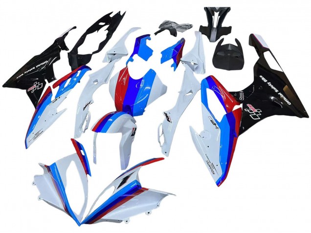Großhandel BMW S1000RR Motorrad Verkleidung Kit 2015-2016 - Weiss Rot Blau Glanzendes Schwarz