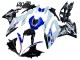 Großhandel BMW S1000RR Motorrad Verkleidung Kit 2015-2016 - Weiss Blau Glanzendes Schwarz