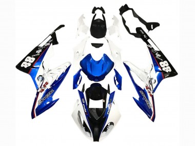 Großhandel BMW S1000RR Motorrad Verkleidung 2015-2016 - Weiss Blau Schwarz 88