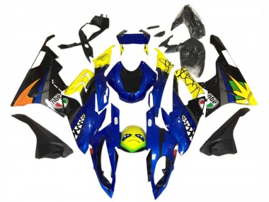 Großhandel BMW S1000RR Motorrad Verkleidung 2015-2016 - Gelb Blau Schwarz Hai