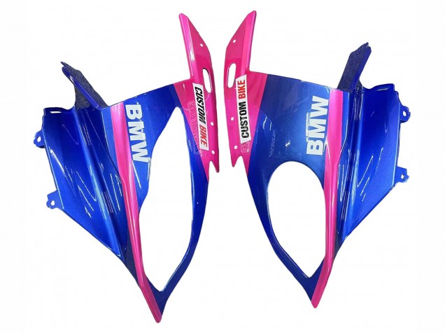 Großhandel BMW S1000RR Motorrad Verkleidung 2015-2016 - Rosa Blau Hai