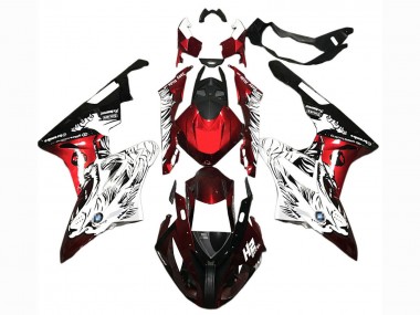 Großhandel BMW S1000RR Motorrad Verkleidung 2015-2016 - Weiss Rot Schwarz