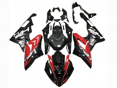 Großhandel BMW S1000RR Motorrad Verkleidung 2015-2016 - Rot Schwarz Carbonfaser