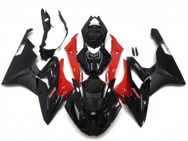 Großhandel BMW S1000RR Motorrad Verkleidung 2015-2016 - Rot Glanzendes Schwarz Matt Schwarz
