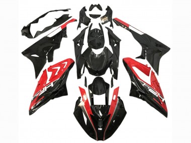 Großhandel BMW S1000RR Motorrad Verkleidung 2015-2016 - Rot Glanzendes Schwarz