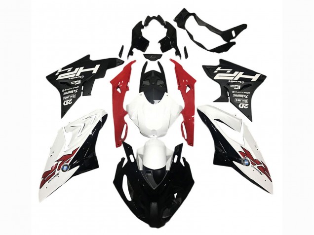 Großhandel BMW S1000RR Motorrad Verkleidung 2015-2016 - Weiss Rot Matt Schwarz